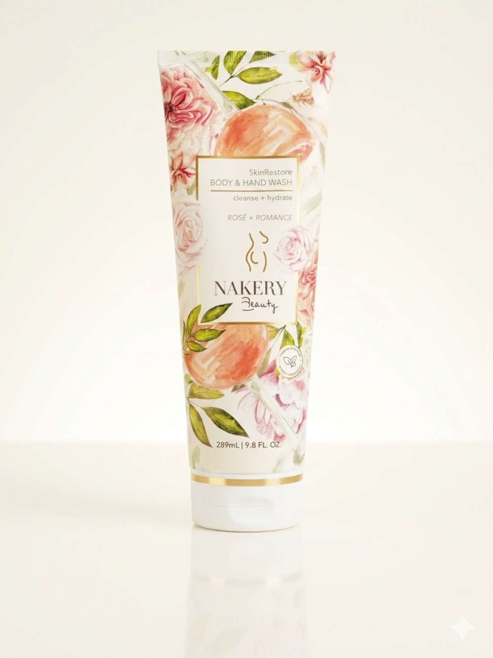 Nakery Rose + Romance Body & Hand Wash - Pink Floral